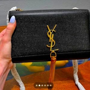 KATE SMALL CHAIN BAG WITH TASSEL YSL